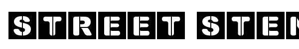 Street Stencil font preview